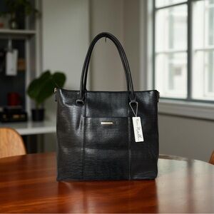 Simply Noelle Black Tote Bag Classic Design